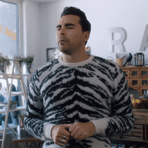 David Rose from Schitt's Creek saying "There's only so much I can do in a day"