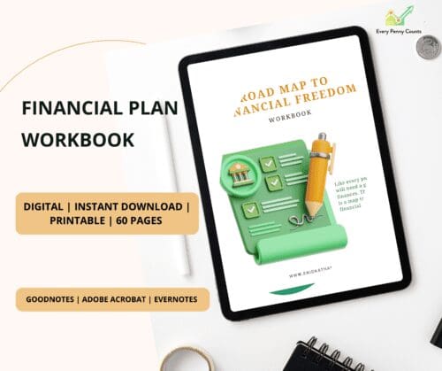 Financial Planner - Road Map To Financial Success Workbook